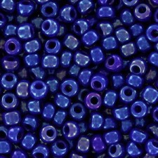 Miyuki rocailles Perlen 8/0 - Opaque cobalt luster 8-1945